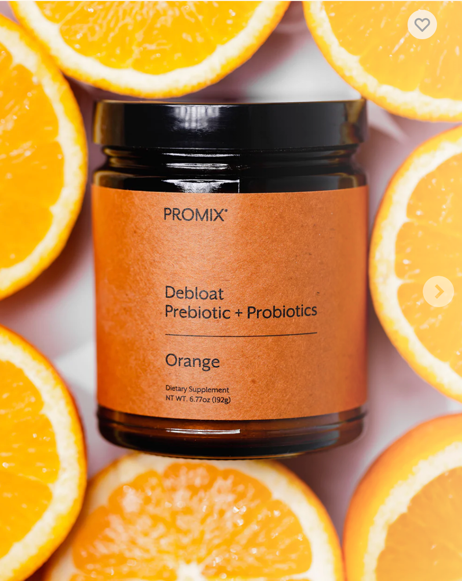 PROMIX Debloat: Prebiotic + Probiotic (Florida Orange) 30 Servings